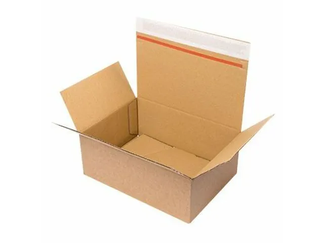 Verzenddoos Quickbox IEZZY 310x230x160mm B-golf bruin 10 stuks