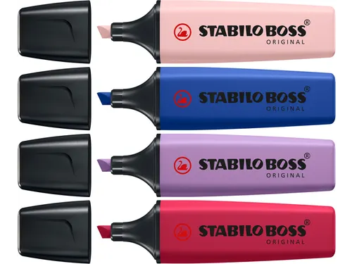 Markeerstift STABILO Boss Wildflower display groot assorti