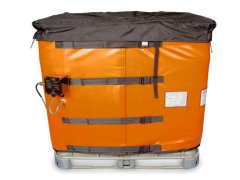 verwarmingsmantel,v. IBC inhoud 1000l,buiten glasvezel/silicone,oranje