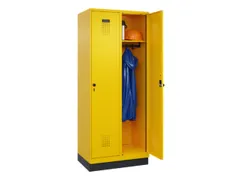 locker,HxBxD 1950x800x500mm,2vak,vak B 400mm,draaigrendel,sokkel