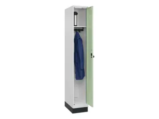 locker,HxBxD 1950x300x500mm,1vak,vak B 300mm,draaigrendel,sokkel - 1
