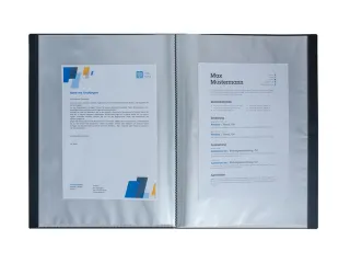 showalbum A5 zwart met 30 insteekhoezen en frontsheet - 5