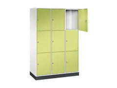 grootvolume-lockersysteem,HxBxD 1950x1220x500mm,3x3vakken,cil.-slot