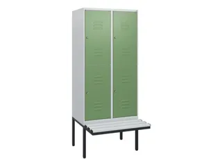 Dubbeldekse dekenkist,HxBxD 1950x800x815mm,2x2vak.,vak B 400mm - 1