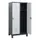 schoollocker,HxBxD 1630x800x500mm,2vak,vak B 400mm,draaigrendel,voeten