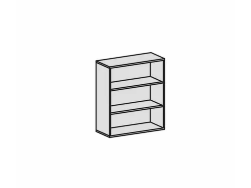 kantoorstelling,HxBxD 1150x1000x430mm,2xhouten vloer,decor romp beuken