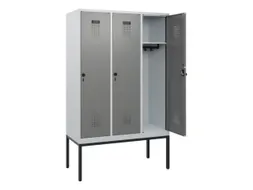 schoollocker,HxBxD 1950x1200x500mm,3vak,vak B 400mm,draaigrendel