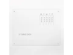 Tableau en Verre Naga 60 x 55 cm Transparent