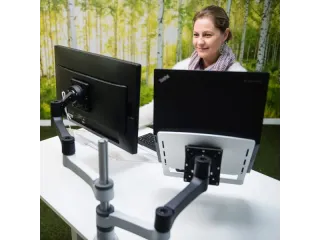 R-go Tools Morelia Laptophouder Tablethouder VESA Zilver - 3