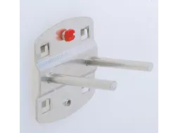 Gereedschapshouder Dubbel Met Rechte Haak L 150Mm Aluminium-Kleurig