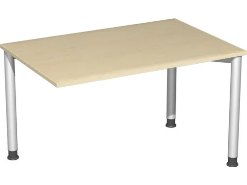 koppelelement voor bureau,HxBxD 680-800x1200x800mm,blad esdoorn,hoekig