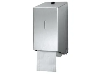 Toiletpapierdispenser Euro Products systeemrol duo zilver 438001 - 1