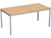 Bureau Hxbxd 720x1600x800mm Bladdecor Beuken Frame Ral9006