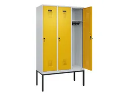 locker,HxBxD 2120x1200x500mm,3vak,vak B 400mm,draaigrendel