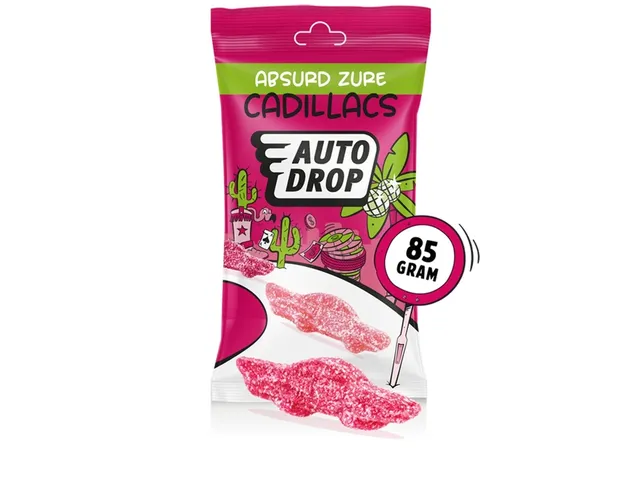 Autodrop Bekkentrekkend Zure Cadillacs zak 85 gram
