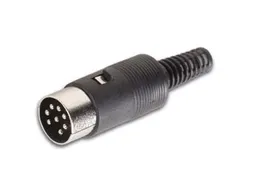 Mannelijke Audio Din Plug - 8P - Zwart
