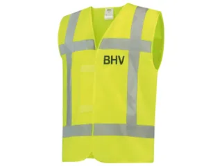 Tricorp V-RWS fluohesje voor BHV, fluo geel, maat M/L, per stuk - 1