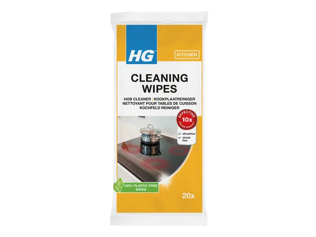 Lingettes pour table de cuisson HG Wipes 20 pièces