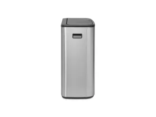 Afvalbak Bo Touch Bin 2x30 Liter Mat RVS FPP - 3
