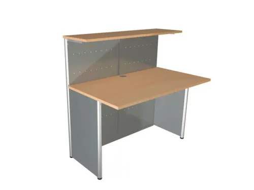Balieprogramma Genua Basiselement Staal 1150x1160x700mm Beuken Decor