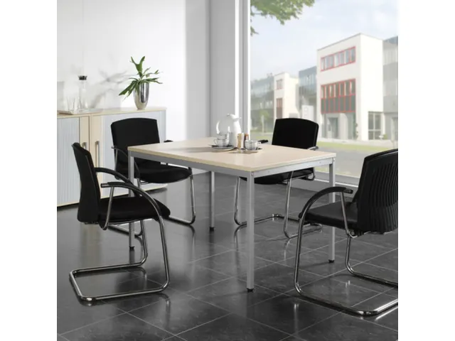 Bureau Hxbxd 720x1600x800mm Bladdecor Wit Frame Ral9006