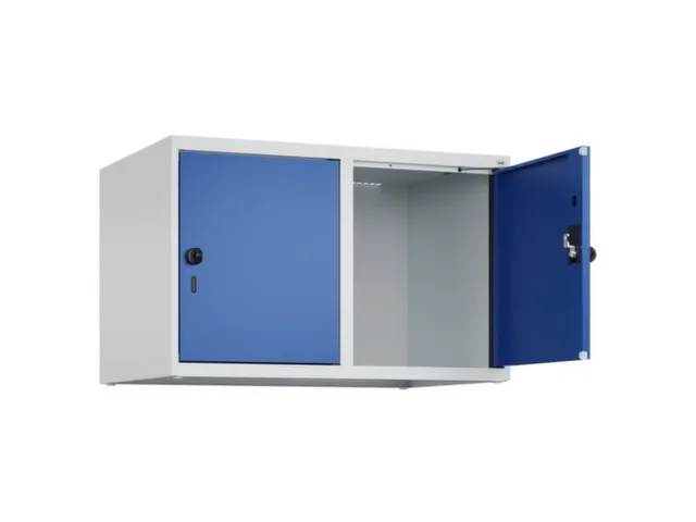 opzetkast,v. locker,2vak.,vak B 400mm,HxBxD 500x800x500mm,draaigrendel