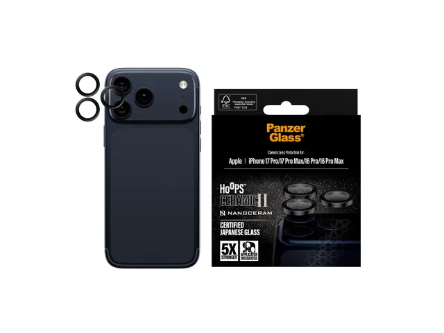 PanzerGlass Hoops Ceramic II Camera Lens Protector iPhone 17 Pro