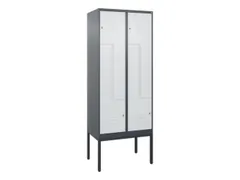 armoire vestiaire Z HxlxP 2120x800x500mm larg. compart. 200/400mm