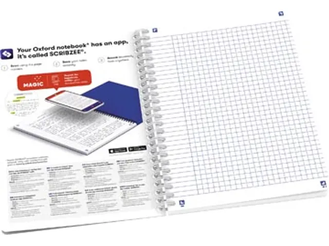 hardcover spiraalschrift A5 60 vel geruit 5 mm