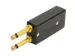 2 prong to RJ9 modular conversion plug