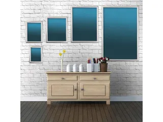 Kliklijst Seco A4 25mm aluminium frame, anti- glans PVC voorkant - 9