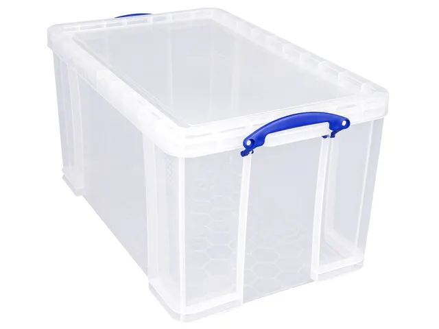 Opbergdoos 84 Liter Transparant Standaard