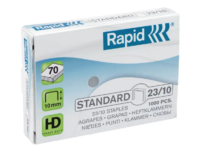 Nieten Rapid 23/10 gegalvaniseerd standaard 1000 stuks