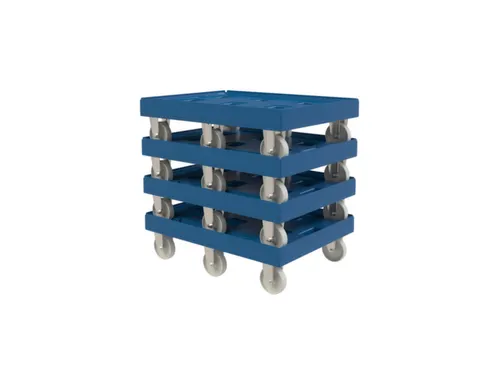 dolly,draagverm. 500kg,laadvl. LxB 814x612mm,platform doorbroken