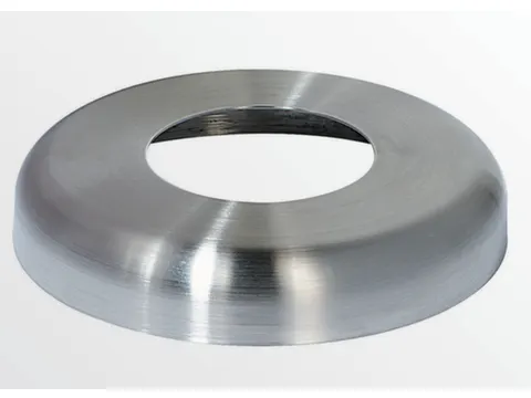 voetafdekking,v. afzetpaal,Ø 102mm,RVS,meerprijs