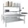 dubbele paktafel,complete set,HxBxD 700-950x2000x1840mm