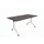 Schaffenburg Klaptafel 180x80cm Blad Logan Eik 25mm Frame Wit