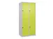 dubbeldekse locker,HxBxD 1850x800x500mm,2x2vak.,vak B 400mm