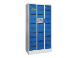 Postsorteerkast 1850x930x500mm 3x10 Vakken Ral7035 Front Ral5010