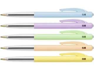 Balpen Bic M10 Colors Pastel Limited Edition medium assorti - 3