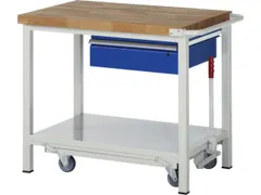 Werkbank Hxbxd 880x1000x700mm Beukenhouten Werkblad 1lade