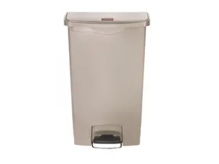 Pedaalemmer Slim Jim Step On Front Kunststof 68 Liter Beige - 2