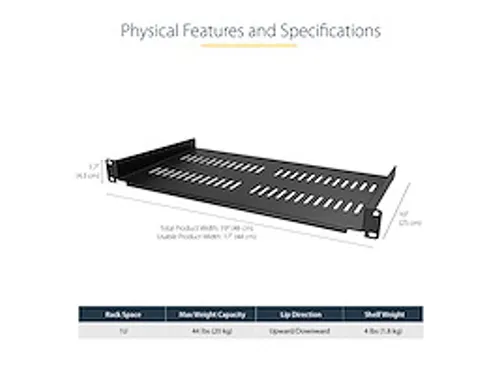 1U Geventileerde Server Rack Schap 10 inch
