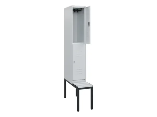 Dubbeldekse dekenkist,HxBxD 1950x300x815mm,1x2vak.,vak B 300mm
