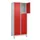 lockerkast,HxBxD 1950x800x500mm,2x3vakken,vak B 400mm,cil.-slot,voeten