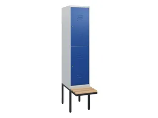 Dubbeldekse dekenkist,HxBxD 1950x400x815mm,1x2vak.,vak B 400mm - 1