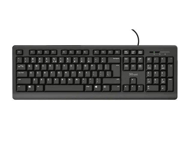 Toetsenbord Trust Primo zwart QWERTY