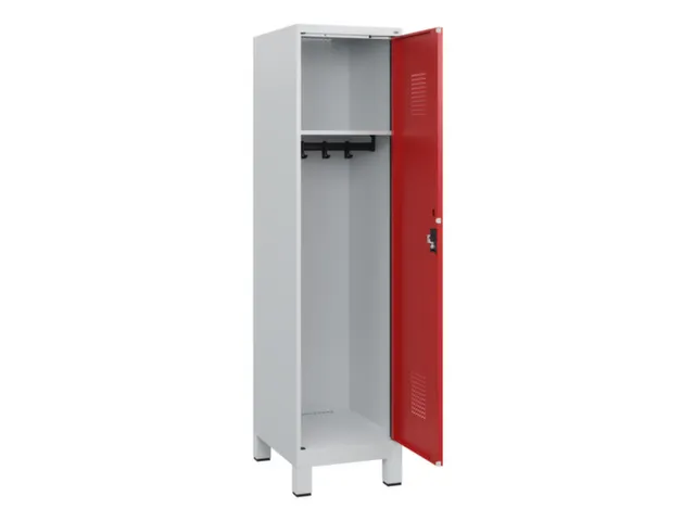 schoollocker,HxBxD 1630x400x500mm,1vak,vak B 400mm,cil.-slot,voeten