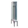 locker met bank,voor scheiding van kleding,HxBxD 2120x300x815mm,1vak