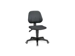 Werkstoel Ergo 20 440-620mmx440x410mm Zwart PU Wielen